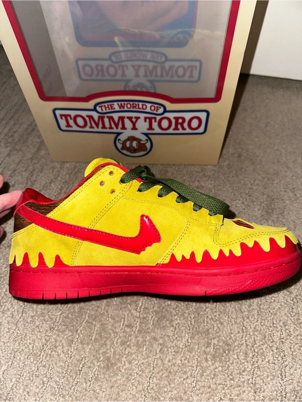 Bull Airs Poison Apple Custom SB Dunk Lows 🍎